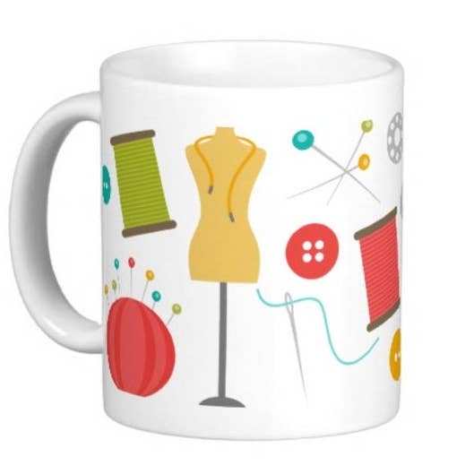 Sewing Coffee Mug - Sewing Notions for wholesale by Foxy Mug