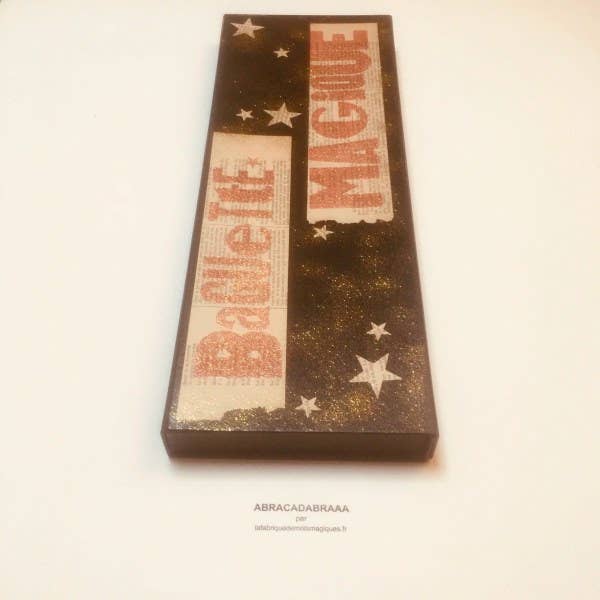 Verkligt Magisk Trollstav Röd & Guld för wholesale av La fabrique de MOTS MAGIQUES