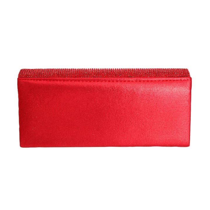 Röd Clutch Red Rhinestone Aftonväska för kvinnor för wholesale på Faire1