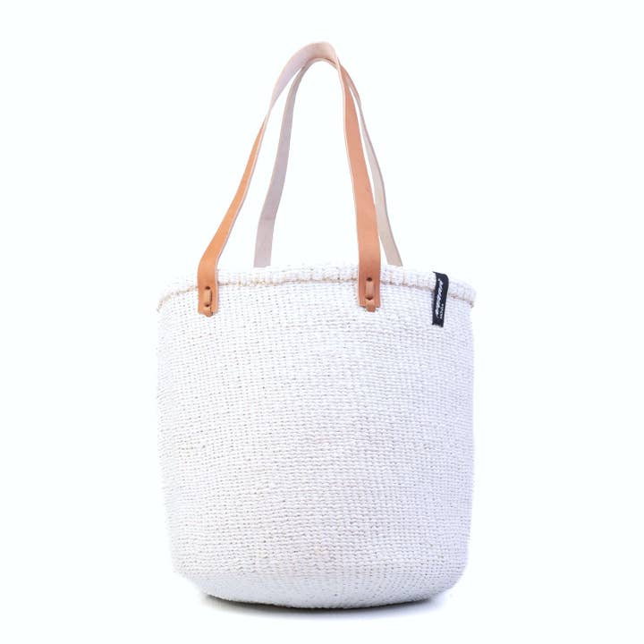 Kiondo shopper basket | White M for wholesale by Mifuko