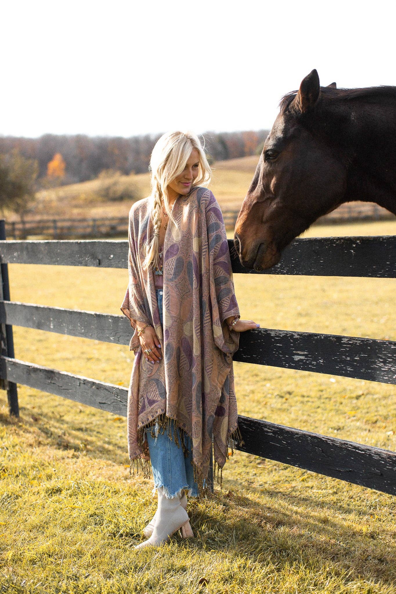 Ellemairco – Engroshandel Kimono - Dame – Håndvævede kimonoer i assorterede farver4