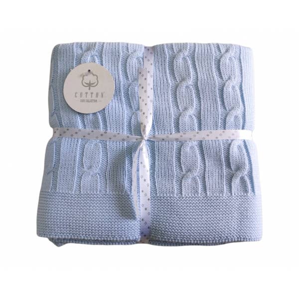 Cotton Socks - Vendita all'ingrosso Coperta - Bambini e neonati - Coperta per neonato a trecce REF:163 (Autunno/Inverno)0