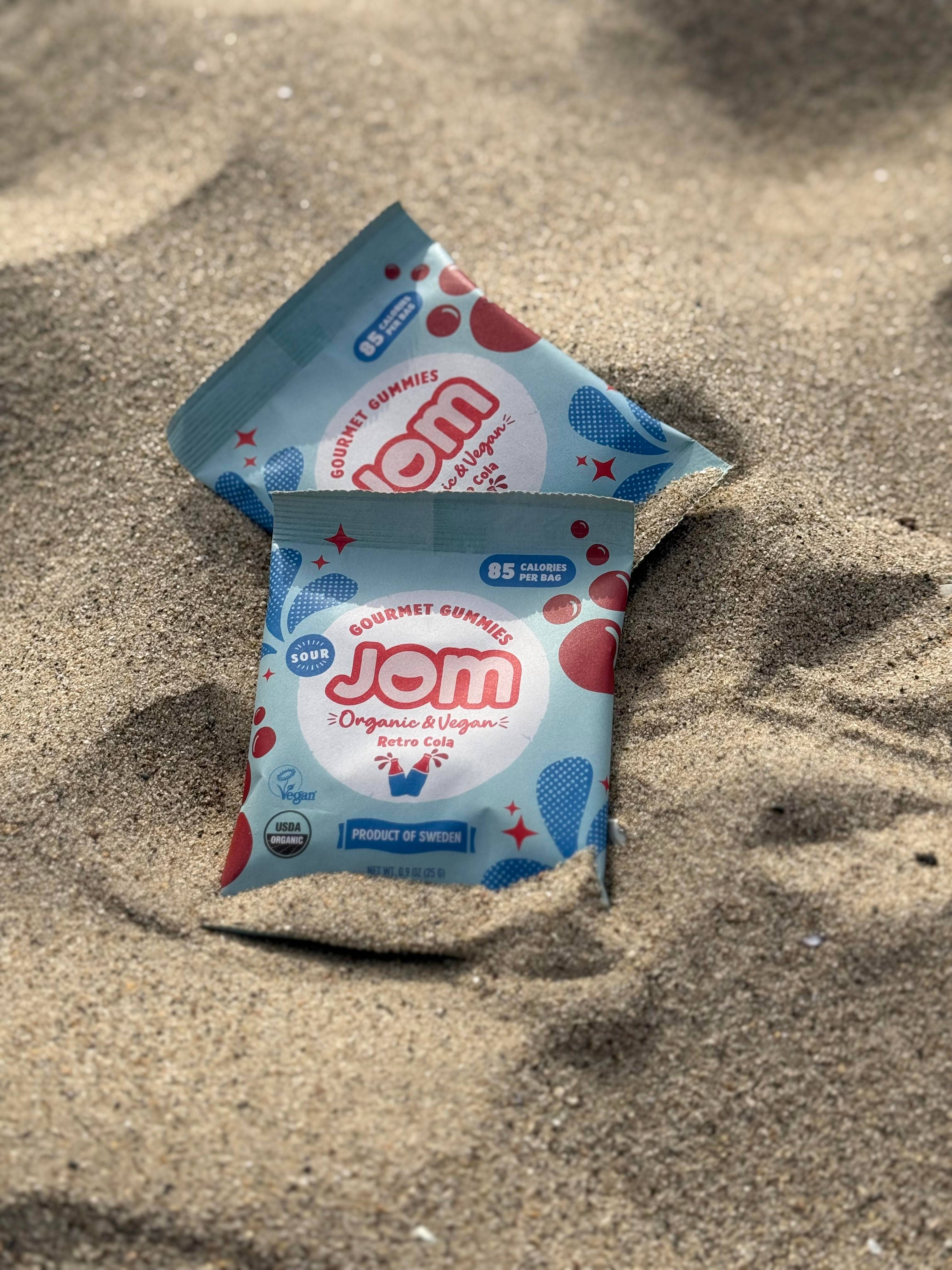 JOM - Wholesale Gummy - Snack Packs - Swedish Organic & Vegan Sour Cola Gummies1