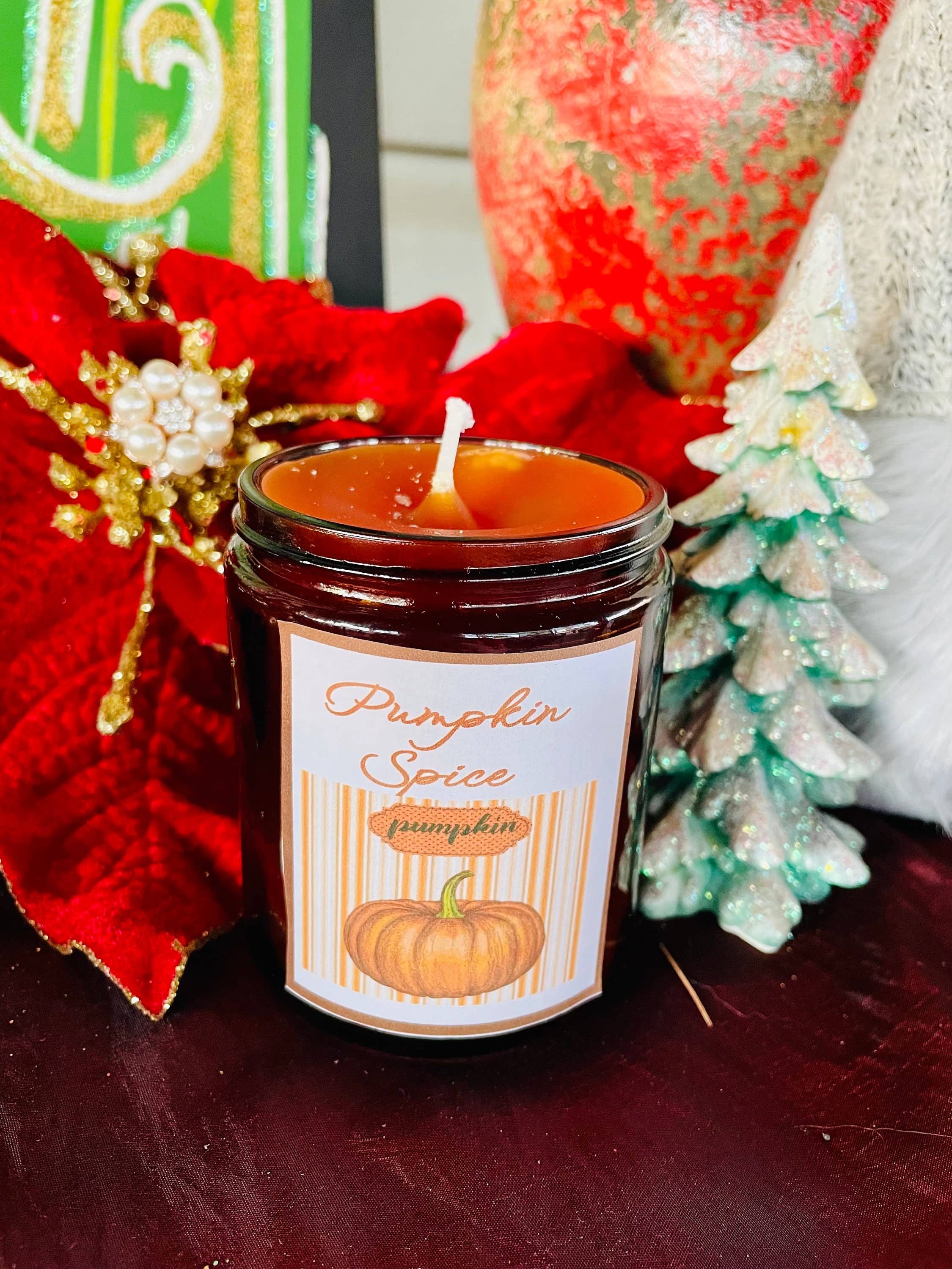 LuvinbyJessica.etsy.com - Wholesale Jar/Filled Candle - Pumpkin Spice Candle White Chocolate Cinnamon3