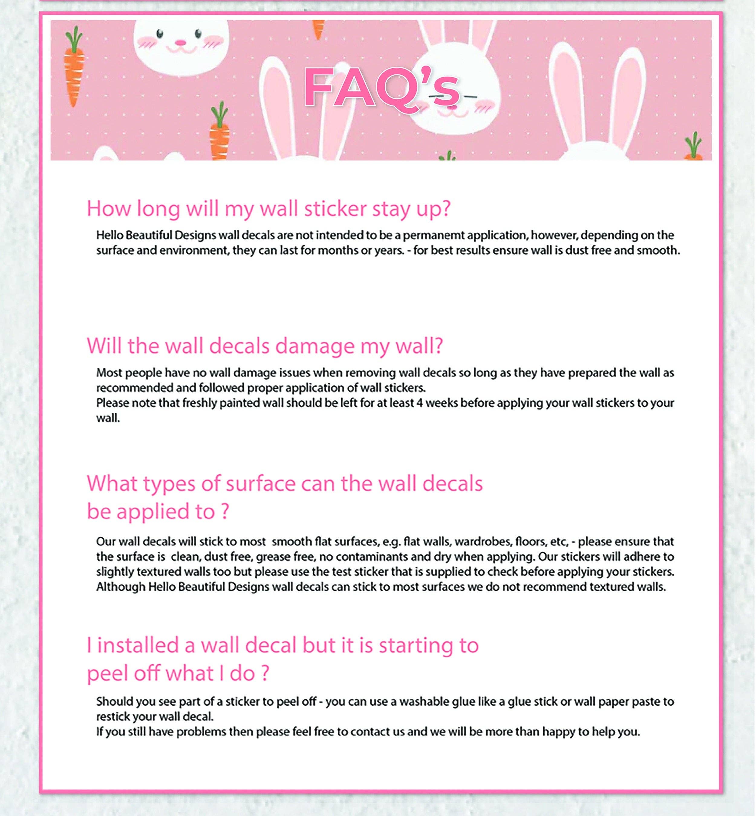 Hello Beautiful Designs – wholesale Wall decal/stickers – Flower Wall Sticker Nursery Wall Sticker Girls Bedroom Decor Girl Wall Sticker Kids Room  Floral Wall Sticker Girl Nursery Decor Wall Decals5