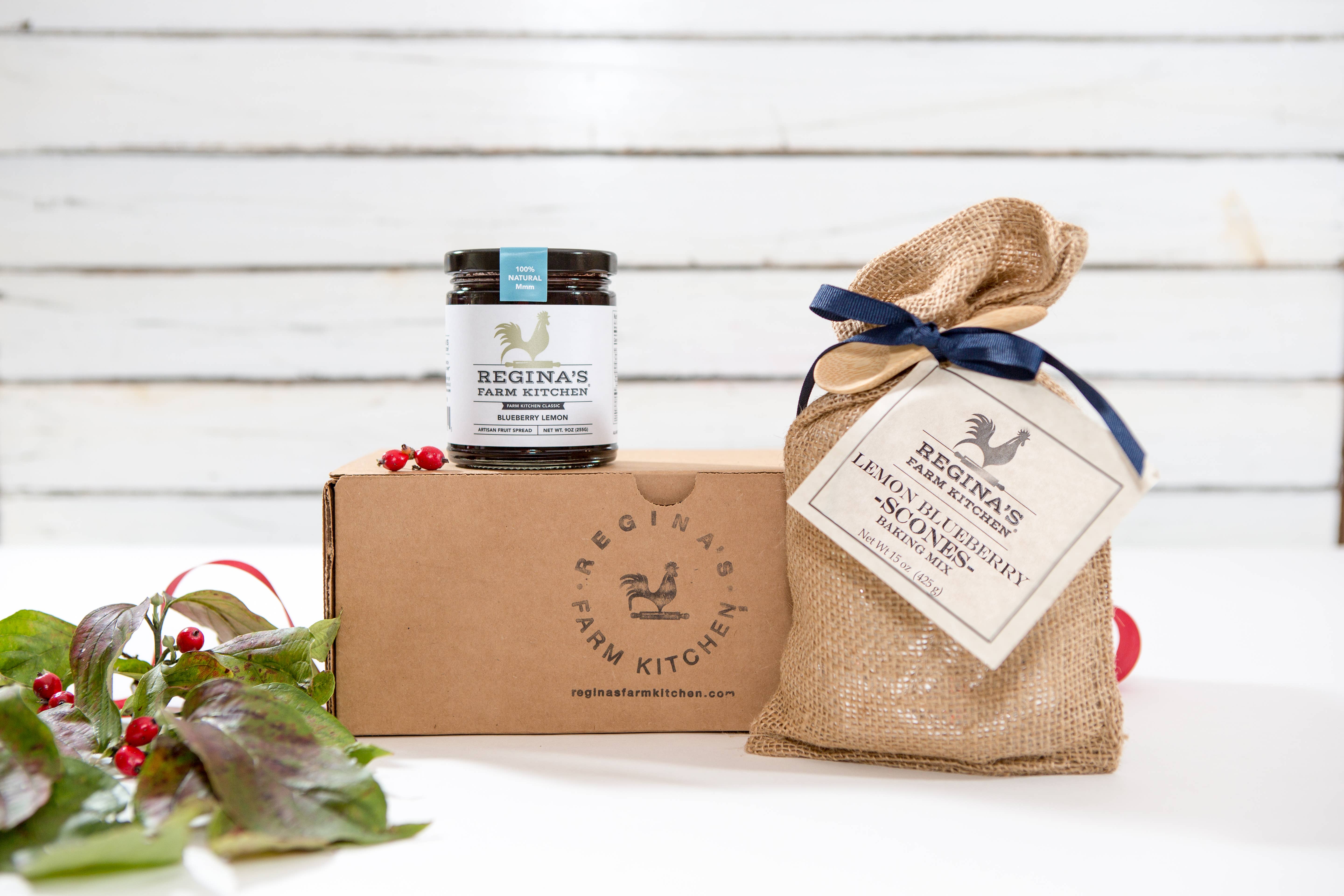 Regina's Farm Kitchen, Artisan Fruit Spreads - Wholesale Biscuit Mix - Lemon Blueberry Scone Baking Mix1