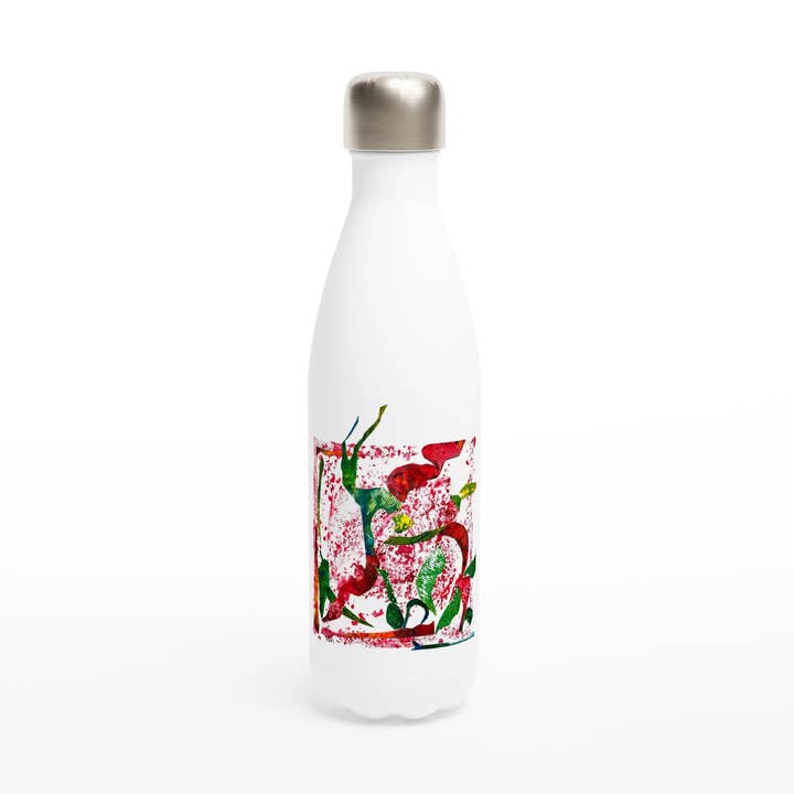 White 17oz Stainless Steel Water Bottle, Mozart in the Jungle für den Großhandel von ARTLUXVISION