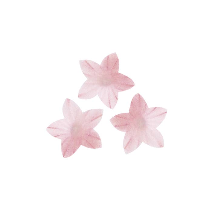 dekora - Wholesale Cake/Cupcake Topper - Wafer Edible Flowers for Cakes, 2 cm3