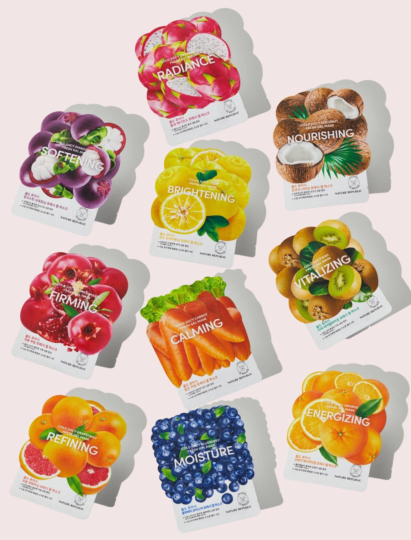 VIAI Beauty – Engroshandel Ansigtsmaske – Nature Republic Kold Juicy Fresh Gel Maske Kokosnød Nærende1