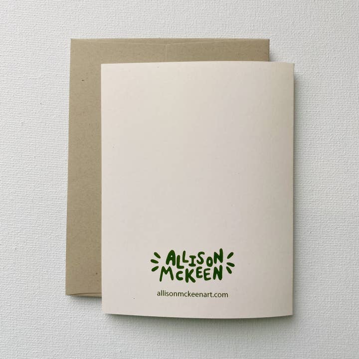 Allison Mckeen Art - Wholesale Birthday Card - card - I frogot