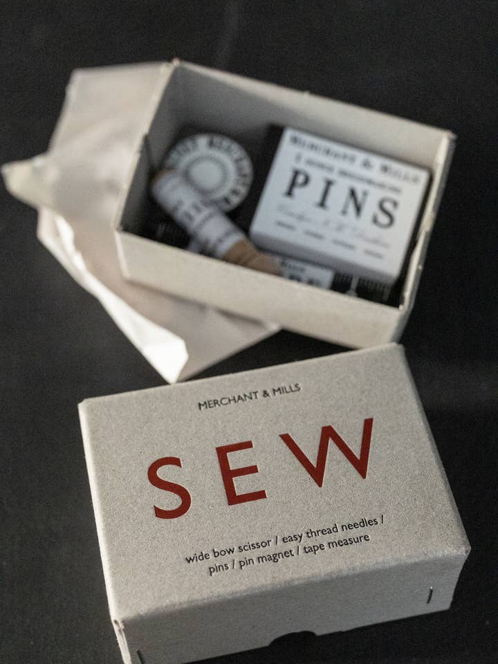 Essential Sewing Kit in Handsome Box for wholesale by Merchant and Mills