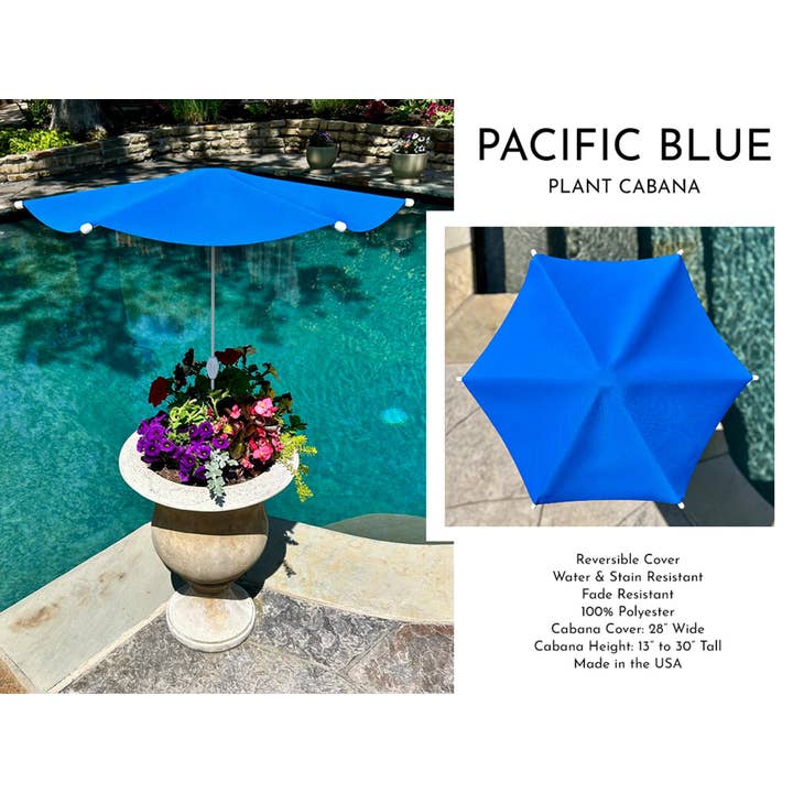 Pacific Blue Plant Cabana - 28"Wx30"T - Assembly Required for wholesale by Plant Cabana