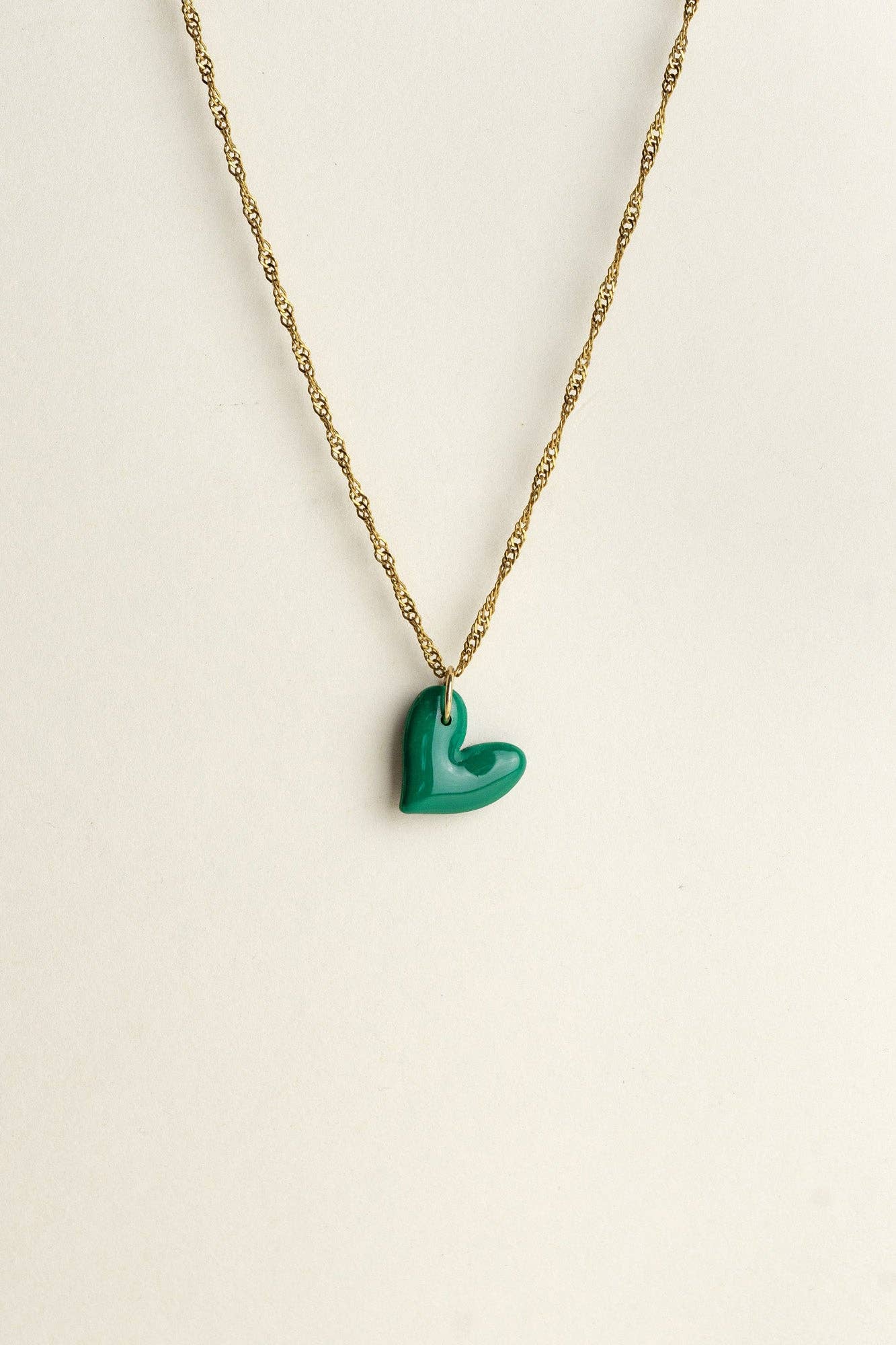 Van Schaaijk Studio - Wholesale Pendant/Charm Necklace - Pendant Jolie - Emerald0
