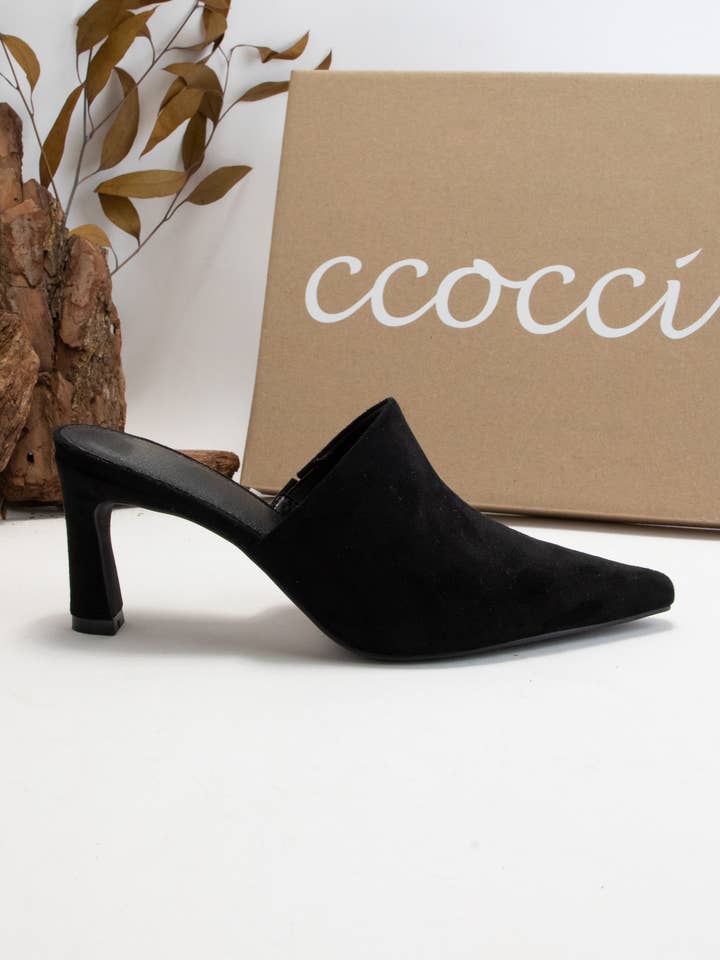 CCOCCI - Wholesale Low Heels - Women's - POINTED TOE SLIP ON LOW KITTEN HEEL10