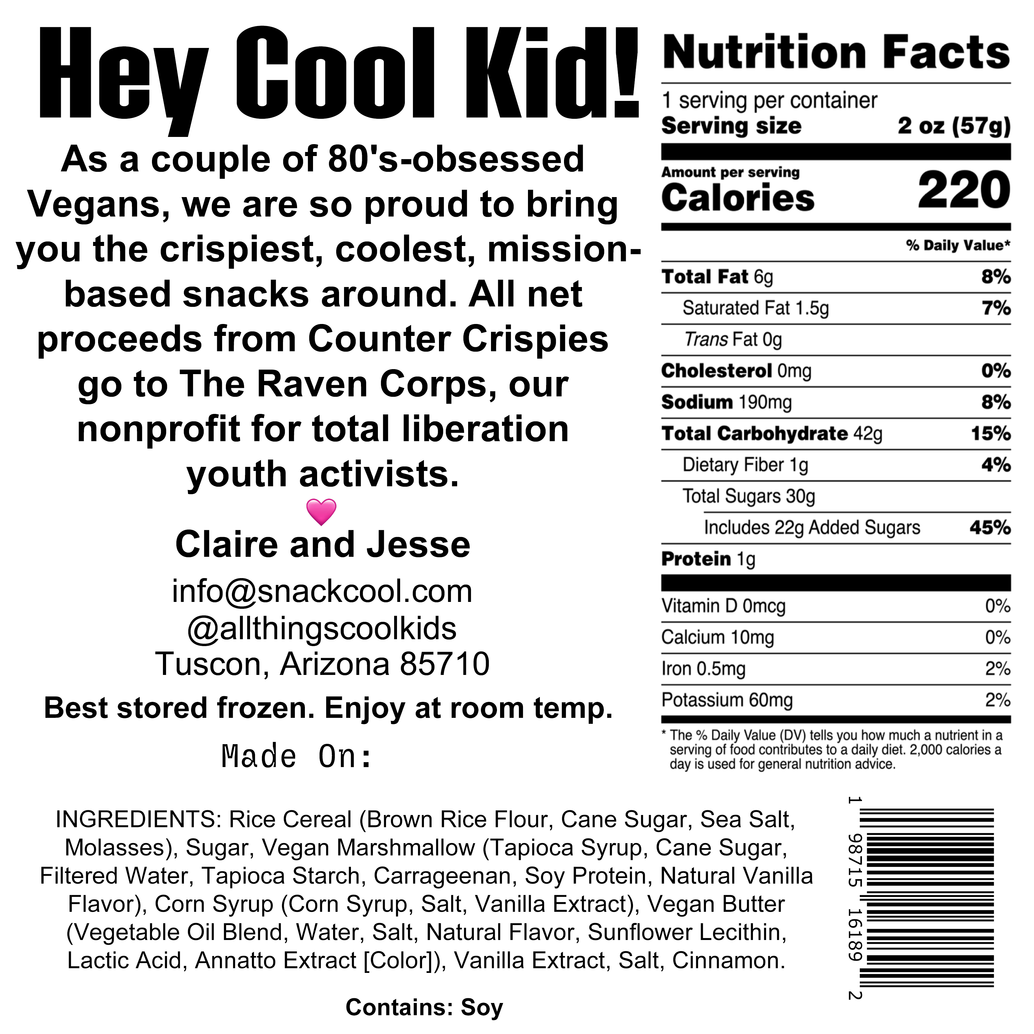 Cool Kids Snack Cakes - Wholesale Cookie - Ch-Ch-Ch-Churro 20-Pack2