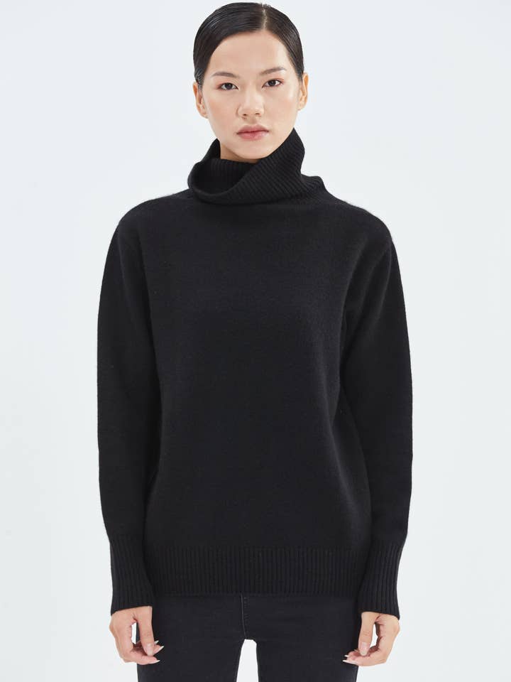 The Chunky Cashmere Turtleneck for wholesale by Public Habit