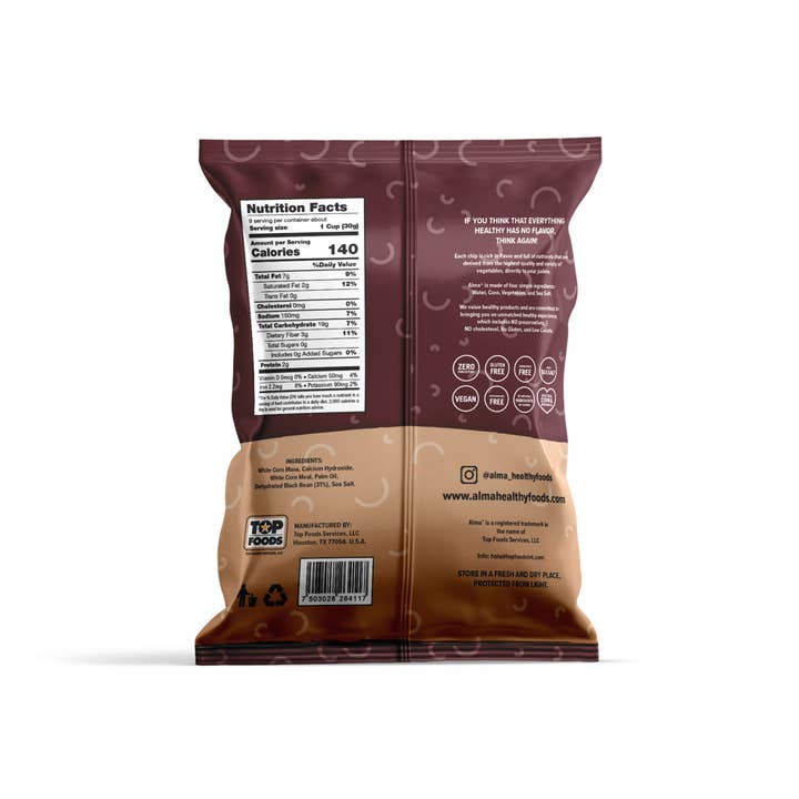 Alma® - Wholesale Chips - Alma Corn Chips with Black Bean