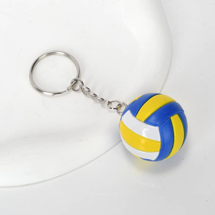 MKS America - Wholesale Keychain - Women's - Colorful Volleyball Keychain