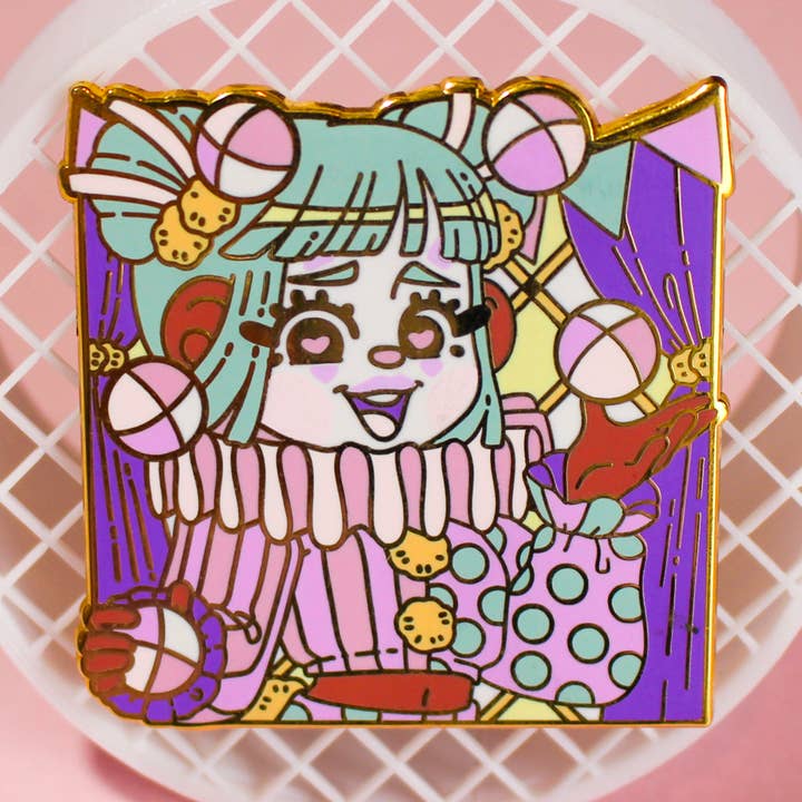 Harlekin-Pin für den Großhandel von MOSHI MELON