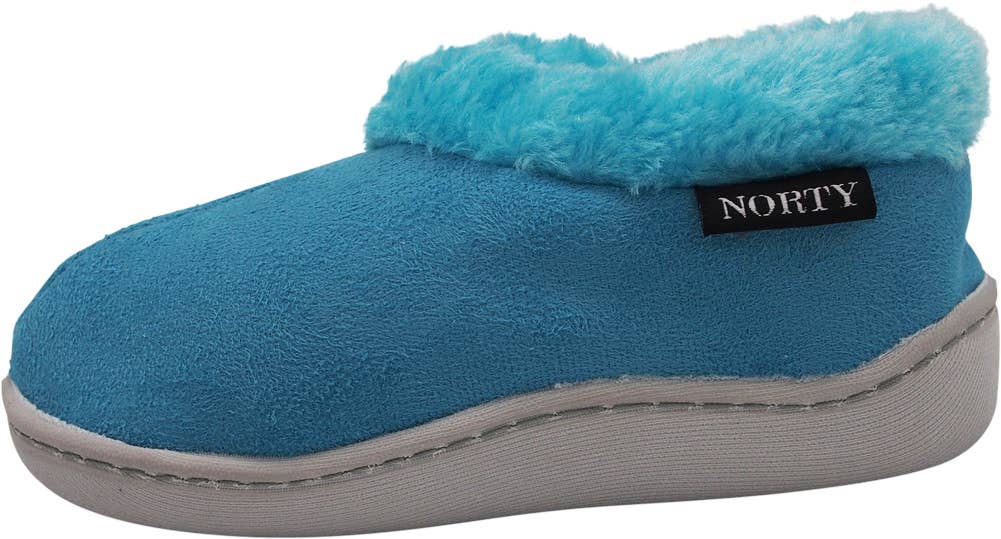 Eastern Off Price – wholesale Tofflor - Barn – Norty Toddler Girl's Barn Fleece Memory Foam Slip On Inomhus1