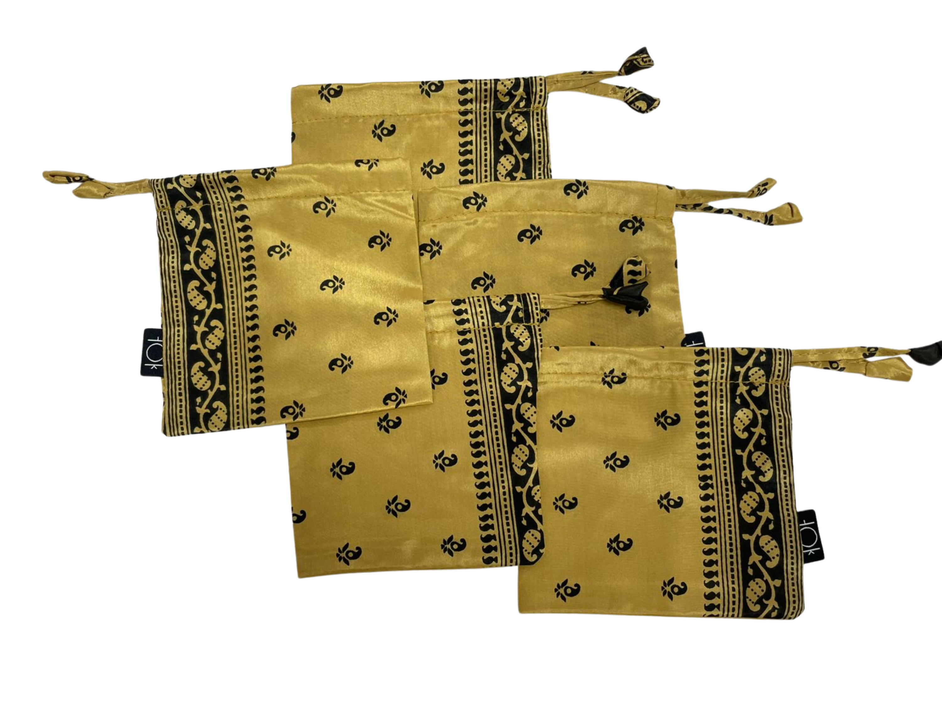 House of Kraft Jewelry & Accessories - Wholesale Gift Bag Set/Pack - Gift Pouches | Upcycled Silk Pouch | Pack Silk Gift Pouch27