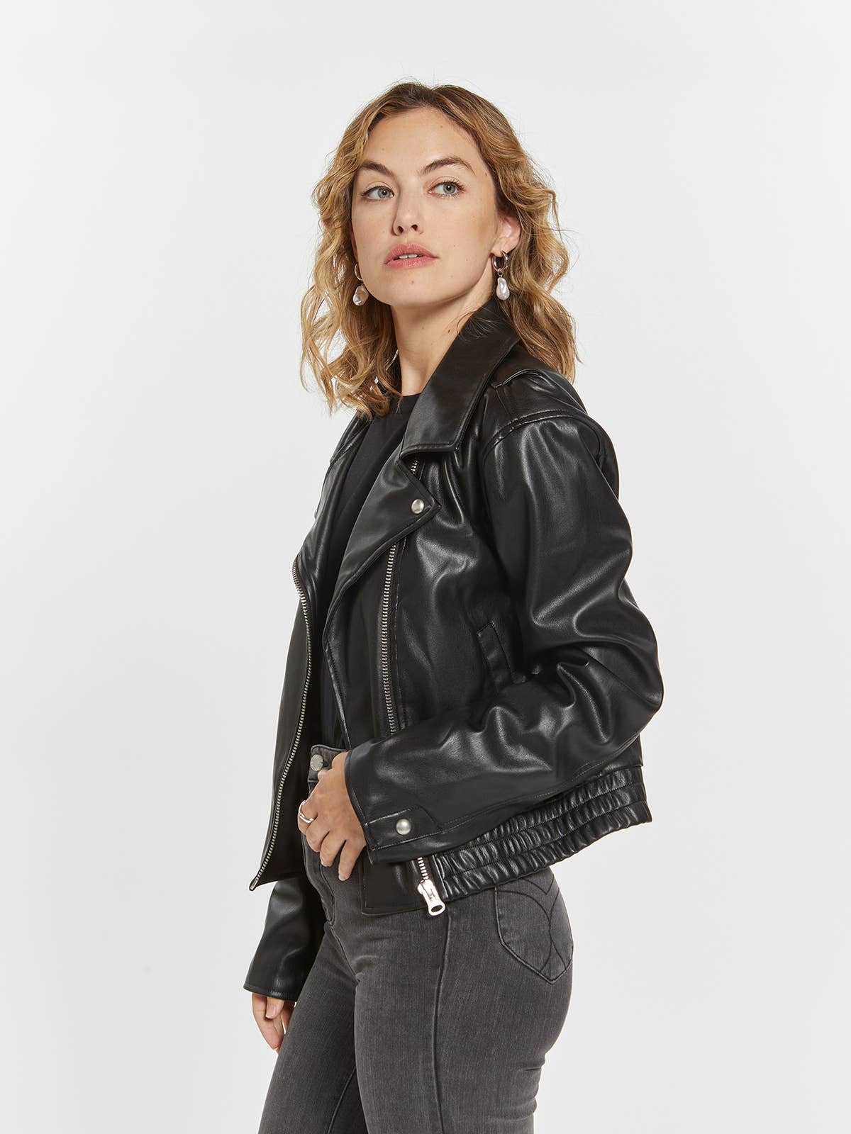 Weekend Los Angeles - Wholesale Leather Jacket - Women's - Moto Jacket - JORDAN JACKET11
