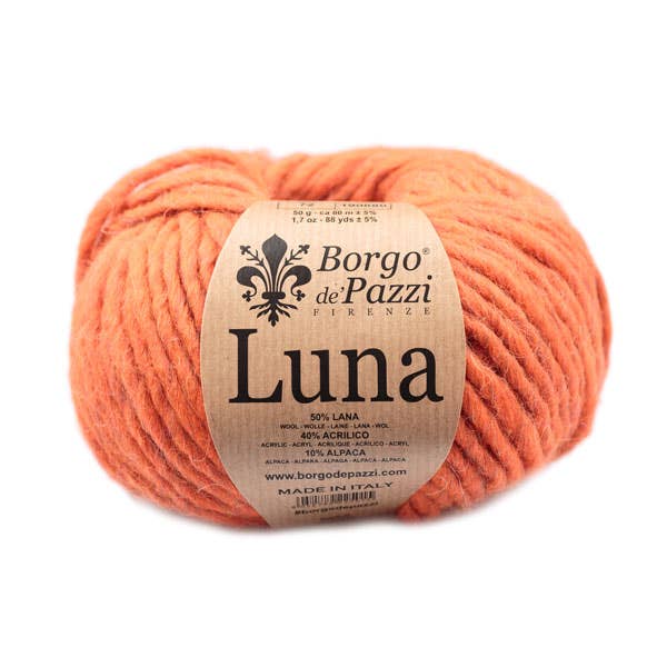 Borgo de' Pazzi - Firenze – Fio por atacado – Luna - Fio de lã multiuso em pacote com 10 novelos de 50 g51