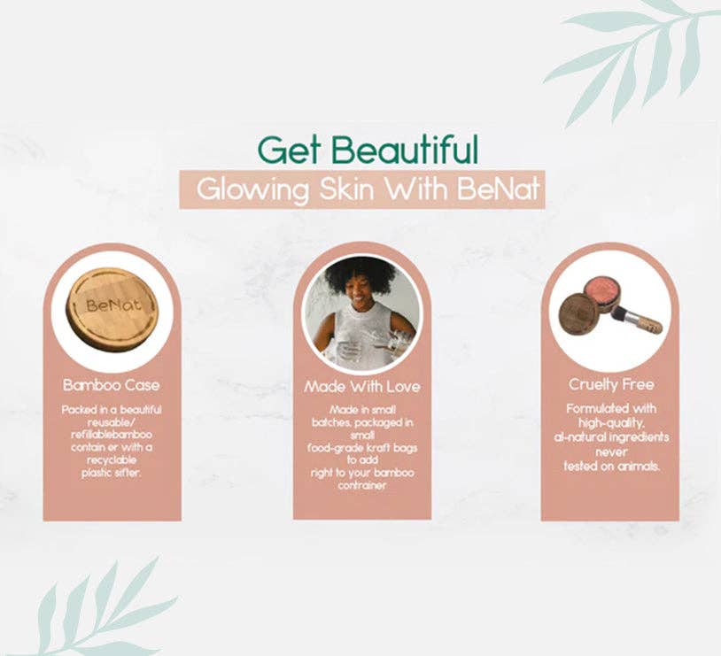 VIAI Beauty - Wholesale Blush - BENAT Blush Loose Powder3