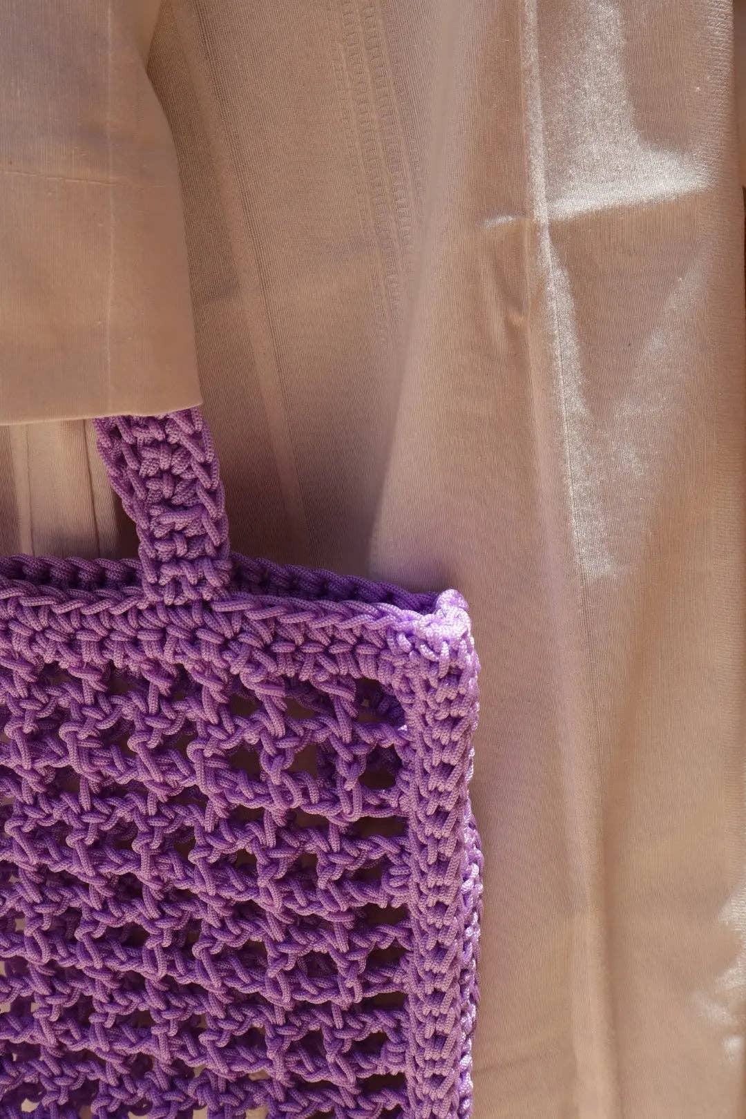 Néda - Wholesale Tote Bag - Women's - Handmade Nylon Crochet Handbag - KARINE (several colors available)6