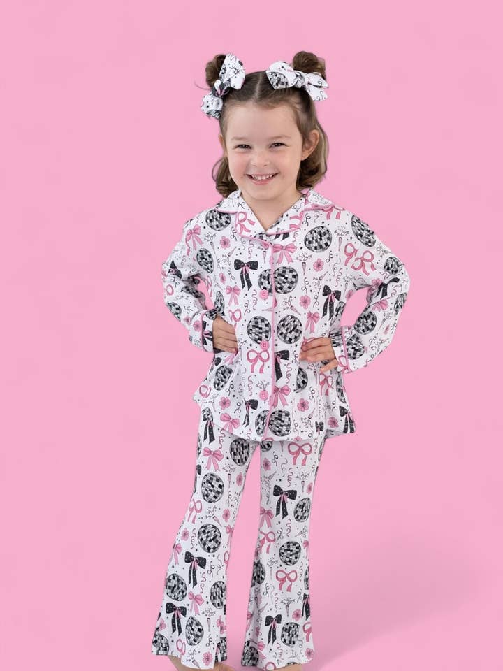 Dream Big Little Co. - Wholesale Sleepwear Set - Kids - MIDNIGHT DISCO DARLING DREAM GIRL'S FLARE SET11