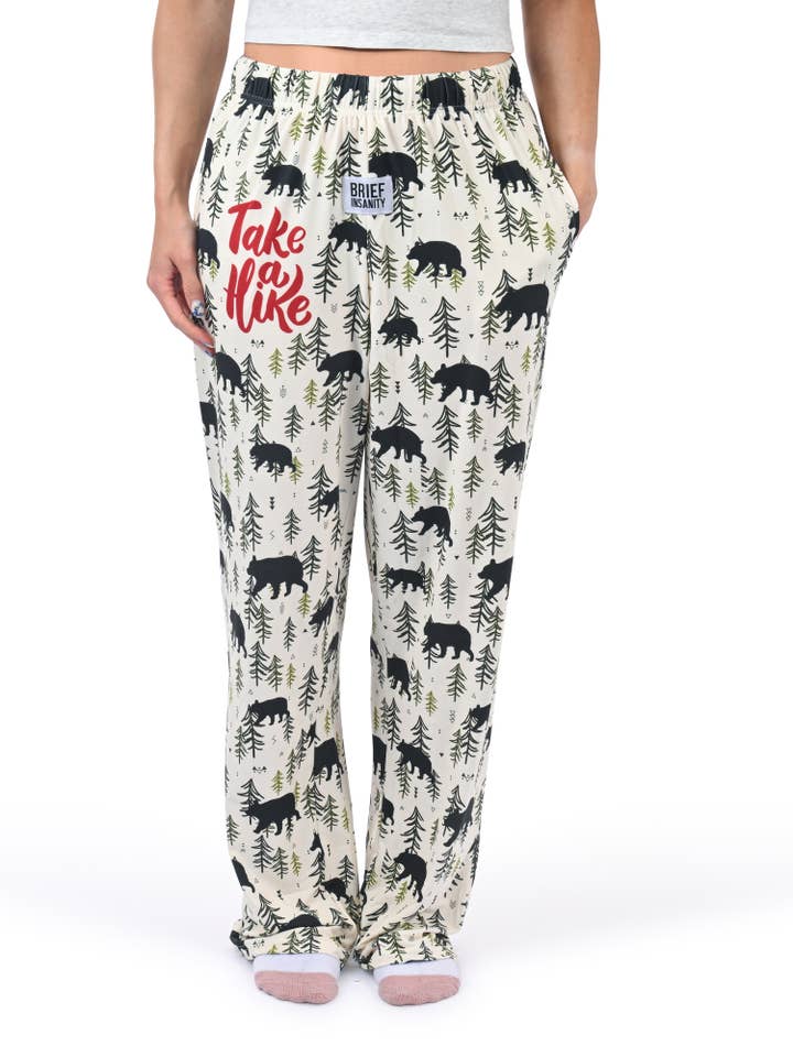 Pantalon de pyjama Take A Hike Bear pour la vente par BRIEF INSANITY