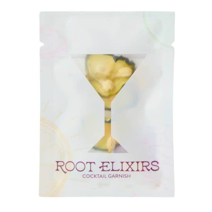 Root Elixirs Cucumber x Jasmine Dehydrated Garnishes for wholesale by Root Elixirs