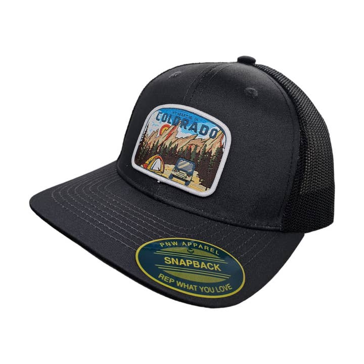 PNW Apparel - Wholesale Trucker Hat - Unisex - Colorado Trucker Hat With My Heart is in Colorado Patch3