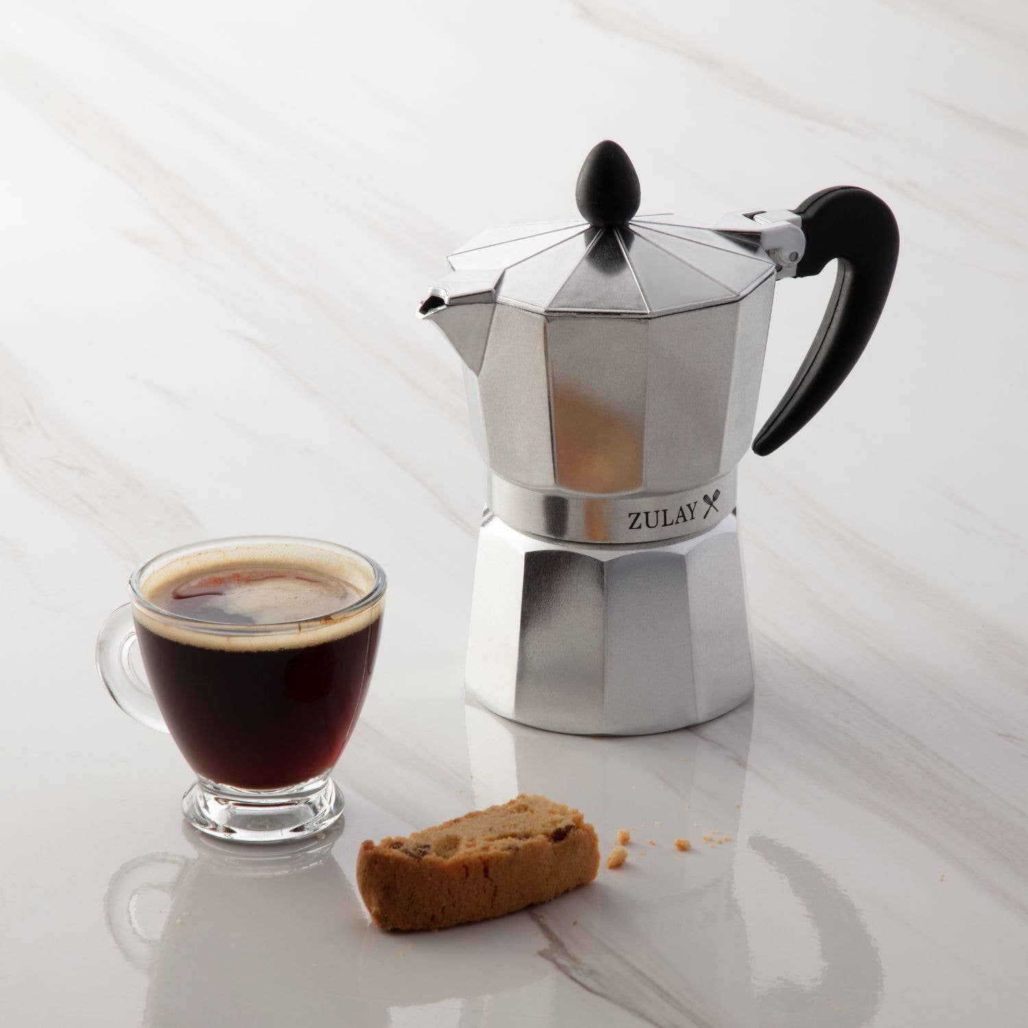 Zulay Kitchen - Wholesale Espresso Maker - Stovetop Espresso Moka Pot – 3 Cup 2