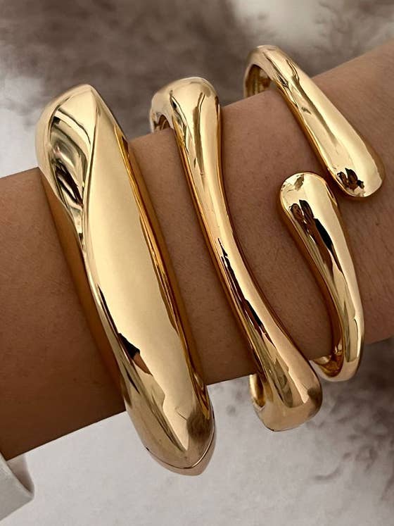 Bracelet en argent et or pour la vente par Lyonlee