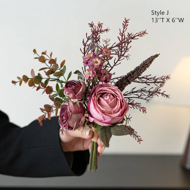 Sweet Home Deco - Wholesale Artificial Flowers - Special Designed Faux Floral Bouquet, Wedding/Vase Bouquets10