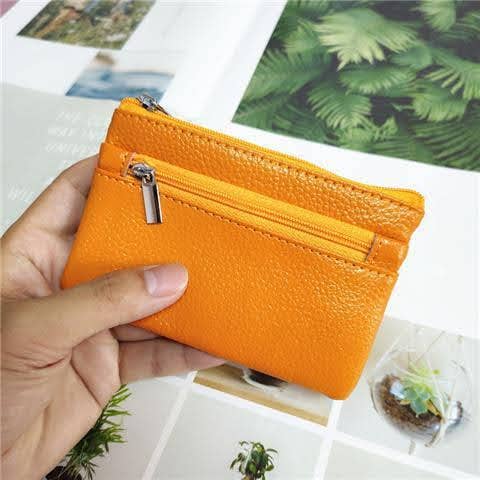 Real Leather 3 Zipper Card Holder Coins Note -Long version for wholesale by Superbia