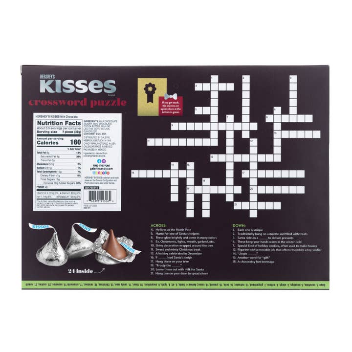 Galerie Candy and Gifts - Wholesale Advent Calendar - Hershey's Kisses Advent Calendar