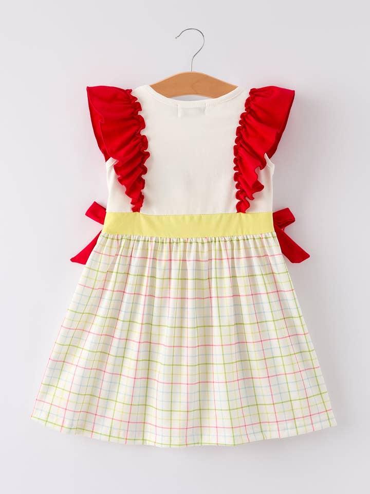 Rylee Faith Designs - Wholesale Jurk - Kinderen - Terug-naar-school geborduurde meisjesjurk7