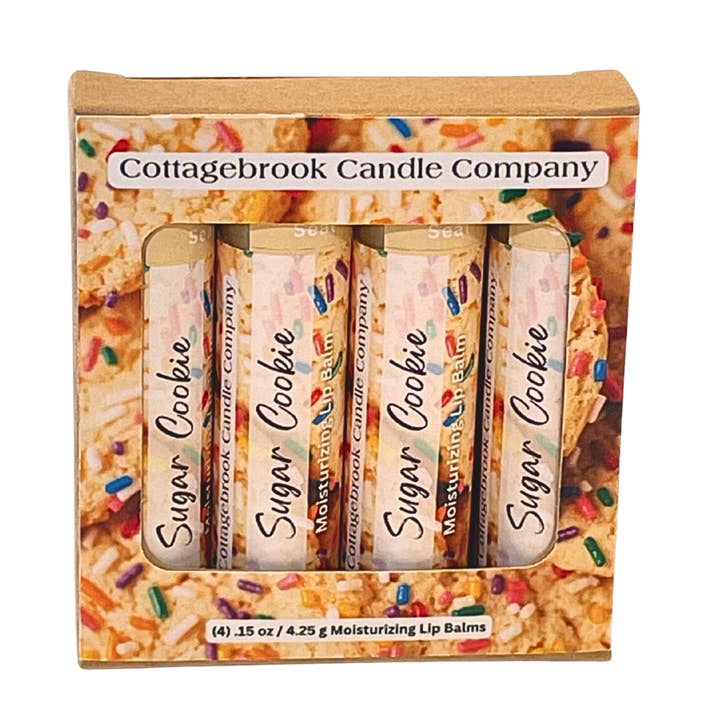 Sugar Cookie Fugtgivende Læbepomade (4 stk) for engroshandel hos Cottagebrook Candle Company