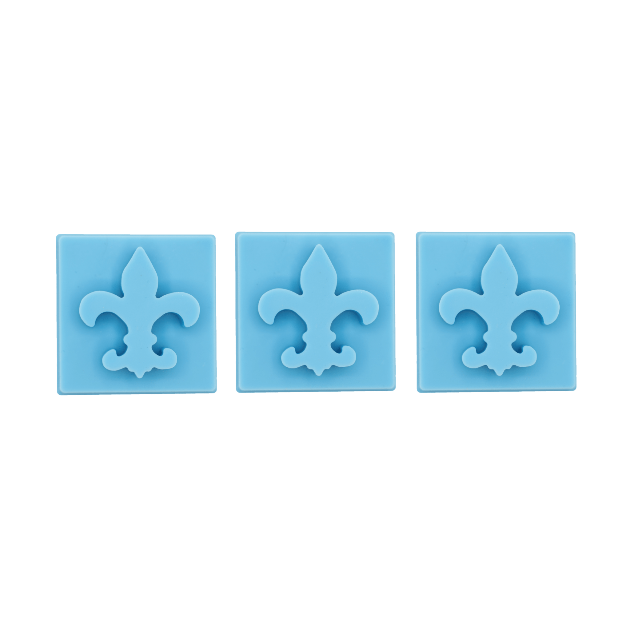 rOks - Wholesale Ice Tray/Mold - Fleur de Lis Inserts - 3 Pack1