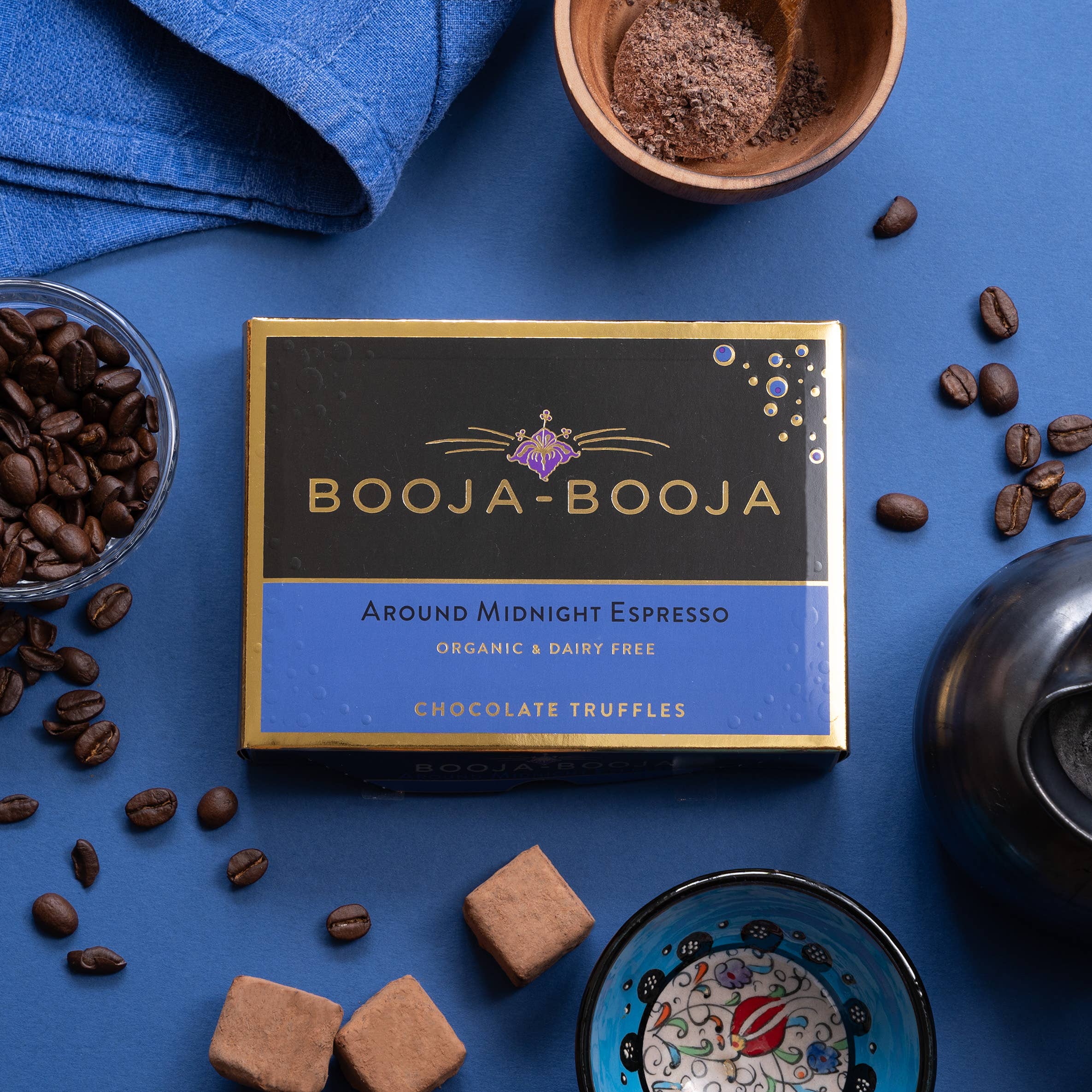 Booja-Booja – wholesale Chocolate box – Around Midnight Espresso Eight Truffle Packs 8 x 92g1