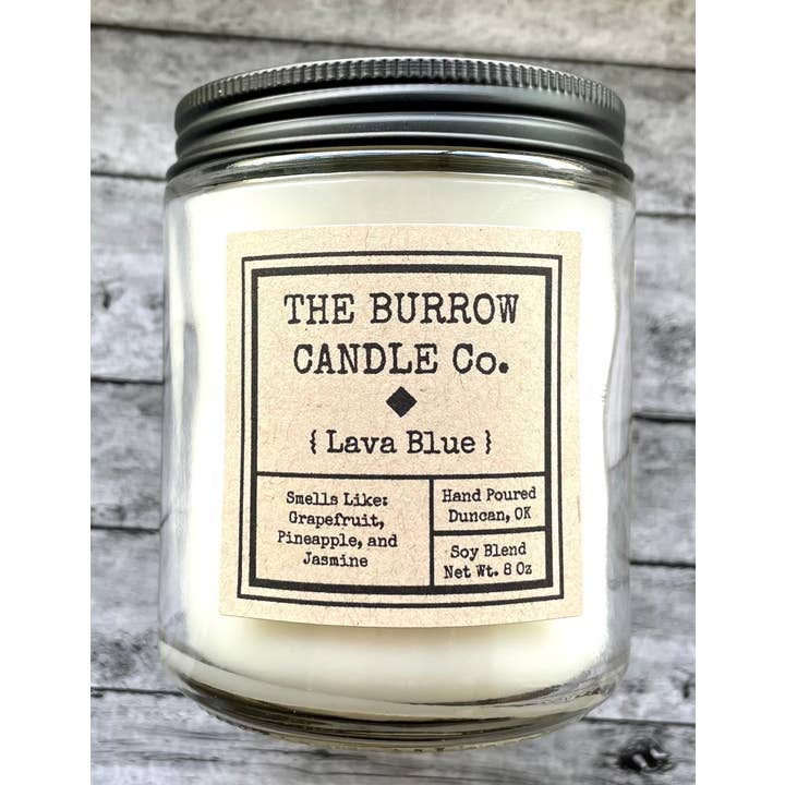 Lava Blue - Year Round for wholesale by The Burrow Candle Company