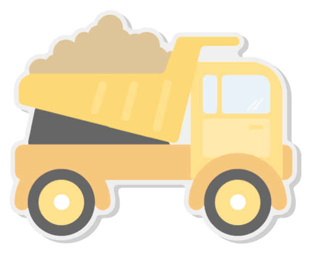 GoodnightFox - Wholesale Toy Set - Kids - Construction Acrylic Playdoh Sensory Charms0