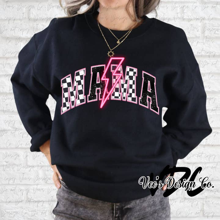 Mama Race Lightning for wholesale by Vee's Design Co.