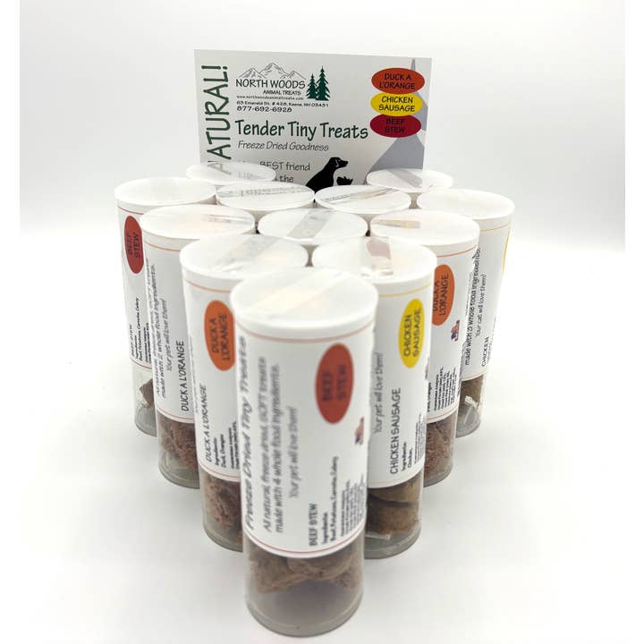 Freeze Dried Tiny Treats - Refill for wholesale by North Woods Animal Treats and Gifts