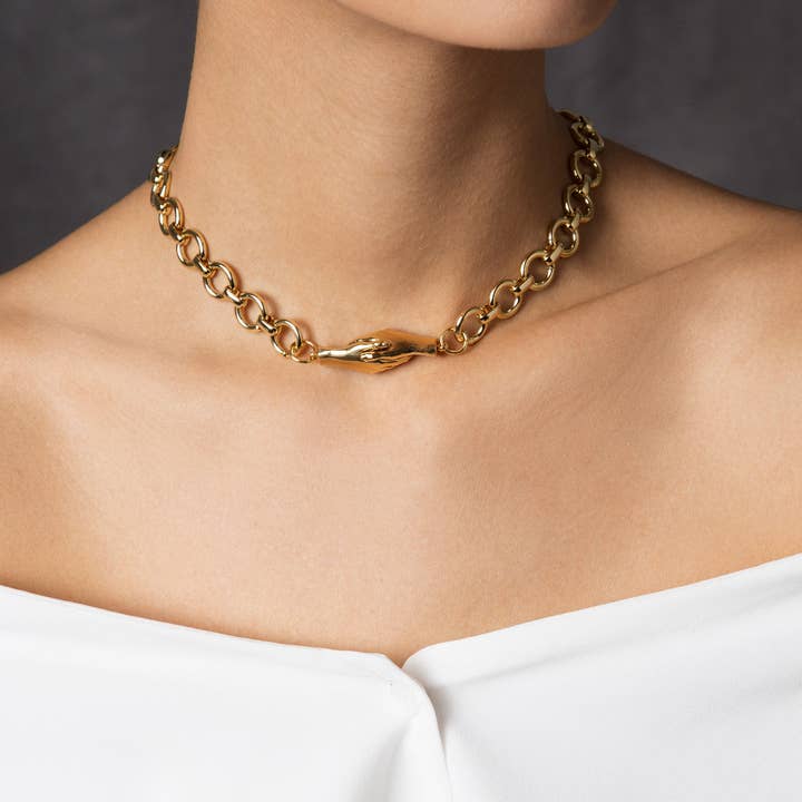 MLE - Wholesale Link & Chain Necklace - Gentlewoman's Agreement® Necklace in Gold