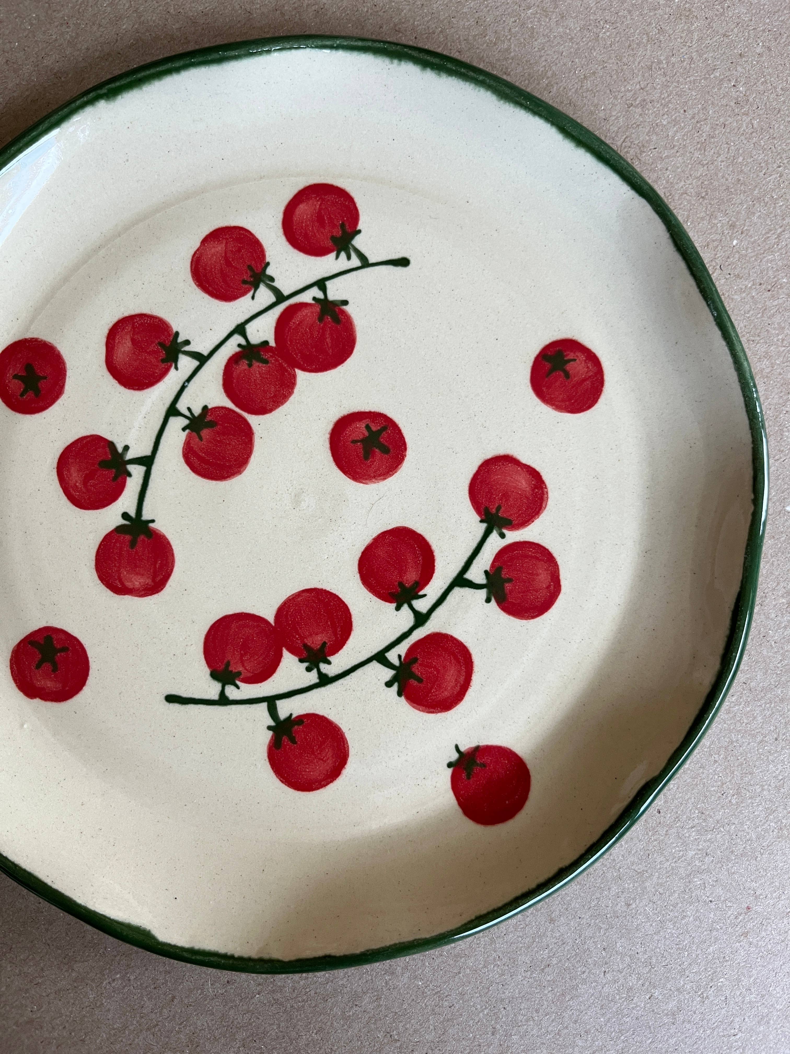 Ninth House Goods – prato fundo e saladeira por atacado – Prato para Almoço/Salada com Tomates Cereja3