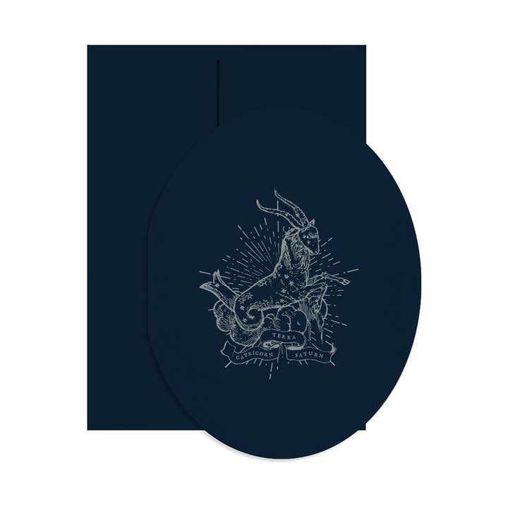 Capricorn Zodiac Greeting Card for wholesale by Open Sea