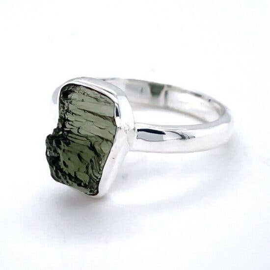 Esprit Creations - Wholesale Single Stone/Solitaire Ring - Moldavite Rare Ring